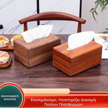 Οργανωτής χαρτοπετσετών από ξύλο καρυδιάς – κομψό κουτί για οικία, ξενοδοχείο και εστιατόριο