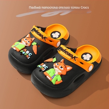 Tibin Παιδικά PVC clogs με μαλακή σόλα, αντιολισθητικά, κλειστή μύτη, σανδάλια παραλίας