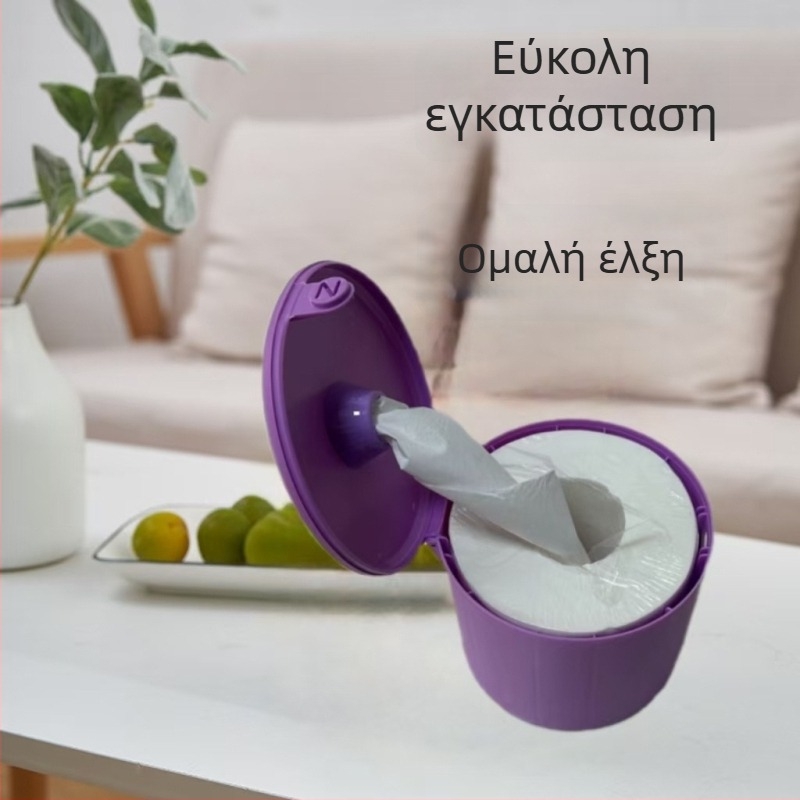 Κουτί χαρτοπετσέτας με κεντρική βεντούζα για επιφάνειες τραπεζιών σε ξενοδοχεία, ξενώνες και εστιατόρια
