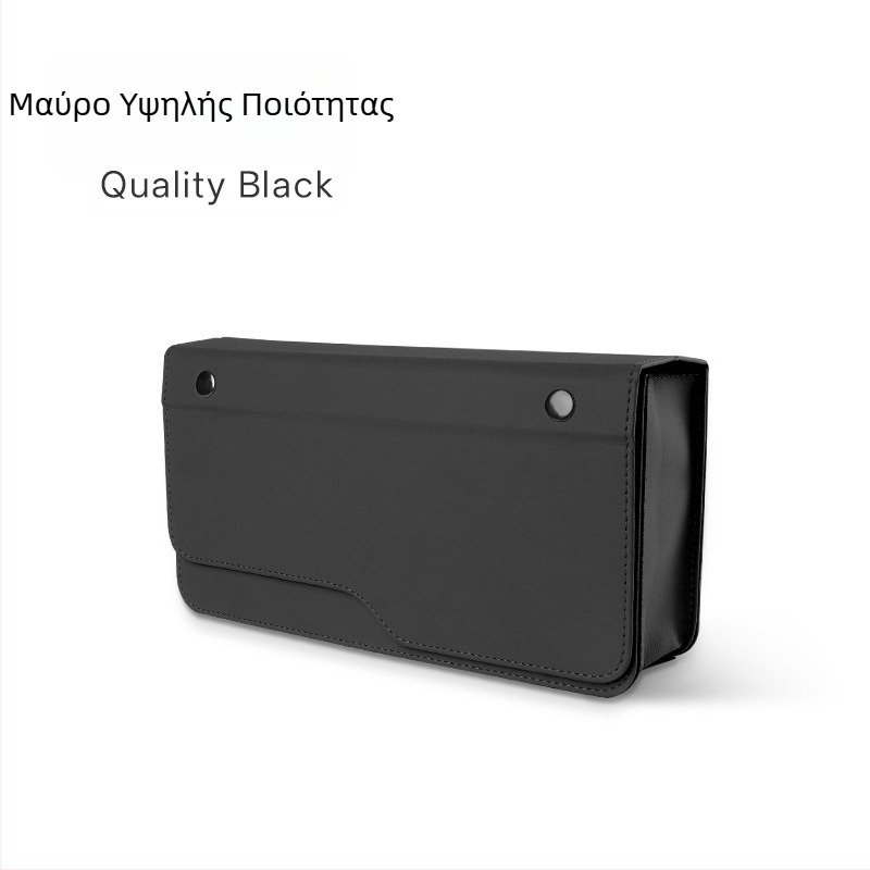 Δερμάτινο κουτί χαρτομάντιλων αυτοκινήτου, κρεμαστό από τον ηλιοπροστατευτή του ταμπλό