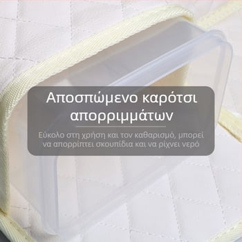 Οργανωτής πίσω καθίσματος αυτοκινήτου 2-σε-1: αδιάβροχος κρεμαστός κάδος απορριμμάτων και κουτί χαρτοπετσετών