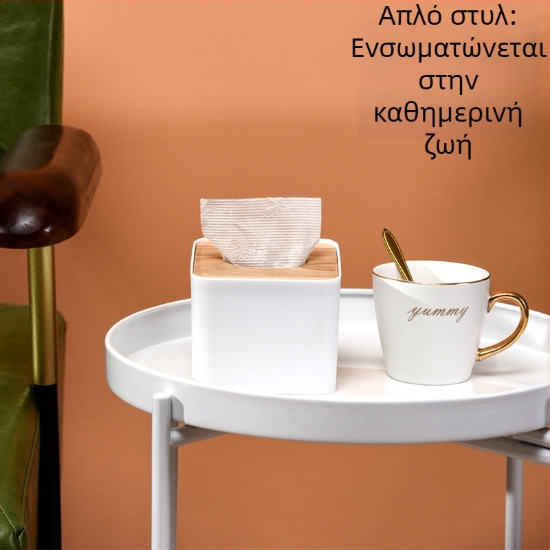 Μίνι κουτί χαρτοπετσέτας από μπαμπού με κεκλιμένο άνοιγμα, κατάλληλο για οικίες, γραφεία, ξενοδοχεία και εστιατόρια