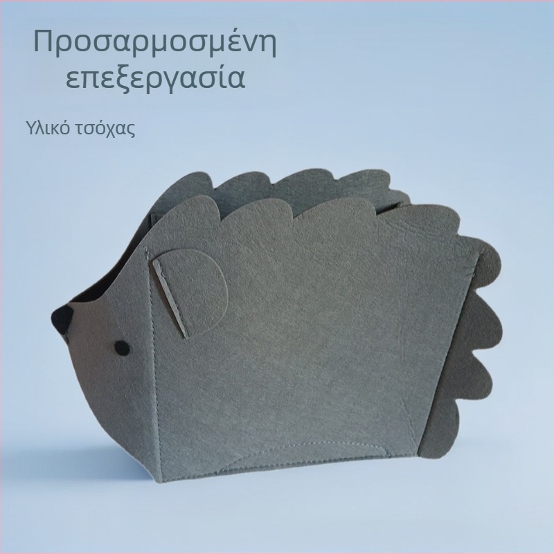 Φελτ αποθήκευσης σε σχήμα σκαντζόχοιου, προσαρμόσιμος οργανωτής γραφείου, γλυκό σχέδιο κινουμένων σχεδίων