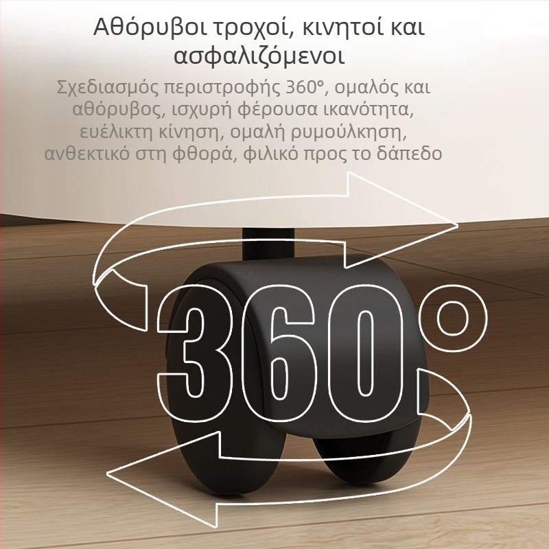 Πλαστικό καλάθι ρούχων με ρόδες, μεγάλη χωρητικότητα, για οικιακή χρήση και μπάνιο