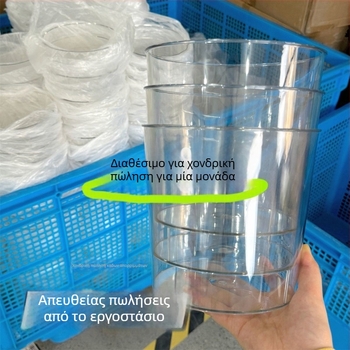 Διαφανές κουτί αποθήκευσης 6 L, εξαιρετικά μεγάλο, από ανθεκτικό πλαστικό, για οικία και γραφείο