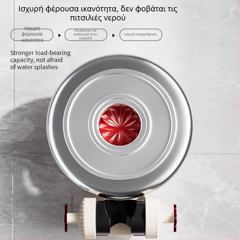 Βάση ντους με βεντούζα για τον τοίχο, χωρίς διάτρηση, ισχυρή αναρρόφηση, κινητός στηρίγμα κεφαλής ντους