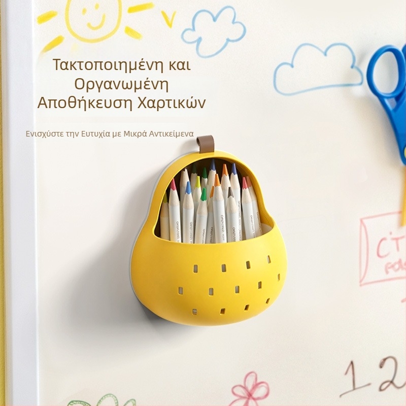 Διασκεδαστικό μαγνητικό κουτί αποθήκευσης τοίχου με μοτίβο Autumn Moon Pear, χαριτωμένο κινούμενο σχέδιο για οικιακή χρήση