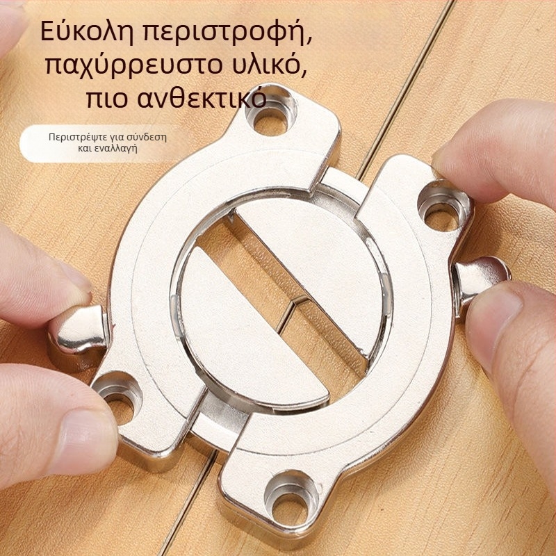 Συνδετήρες επιφάνειας γραφείου από κράμα ψευδαργύρου για ξύλινες σανίδες — συνδετικά εξαρτήματα τραπεζιού, ηλεκτροπλατιωμένη επιφάνεια
