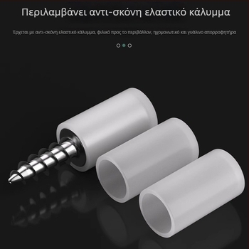 Ενσωματωμένη βάση ράφου με βίδες αυτοδιάτρησης για ντουλάπες και διαχωριστικά πάνελ