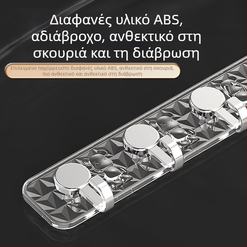 Κρεμάστρα τοίχου με αυτοκόλλητη επικόλληση, χωρίς διάτρηση, για μπάνιο και κουζίνα, 5 kg χωρητικότητα, πολλαπλά αγκίστρια, σε στυλ καρτούν