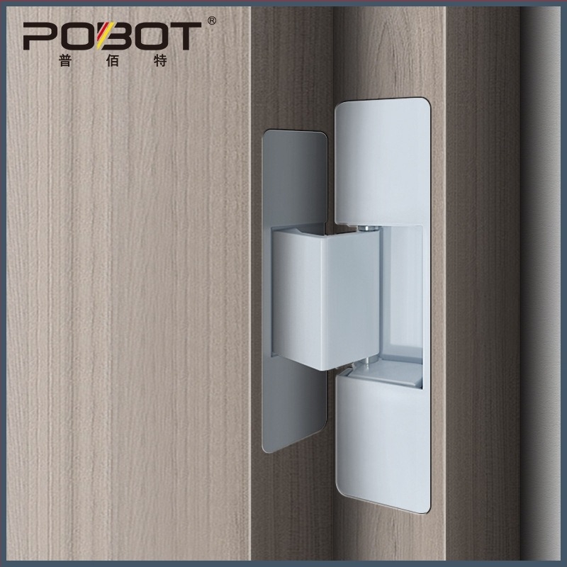 PBT-114 2D ρυθμιζόμενος μεντεσές για πόρτα αλουμινίου-ξύλου με αλουμινένιο πλαίσιο, κράμα ψευδαργύρου, επίστρωση με ψεκασμό