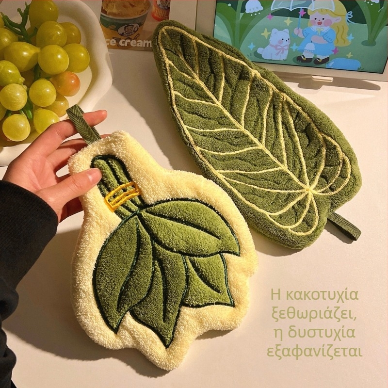 Κρεμαστή στον τοίχο απορροφητική τετράγωνη πετσέτα χεριών από 100% βαμβάκι, κατάλληλη για μπάνιο και κουζίνα
