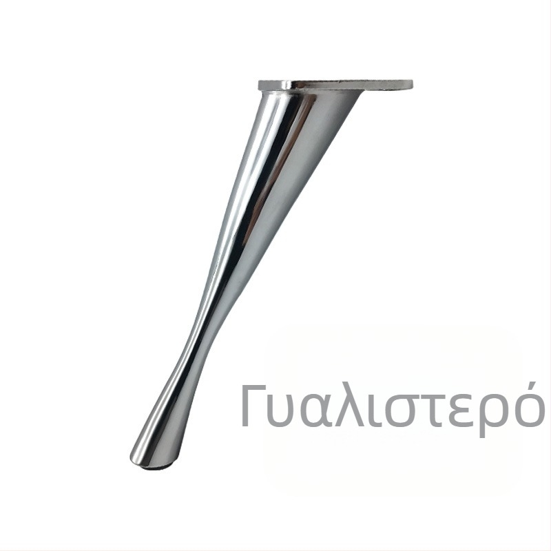 Longhang Beauty Feet Πόδια επίπλων από κράμα ψευδάργύρου για καναπέ, ντουλάπι τηλεόρασης, τραπεζάκι και ντουλάπι μπάνιου — κεκλιμένα μεταλλικά πόδια στήριξης LH-MRJ01