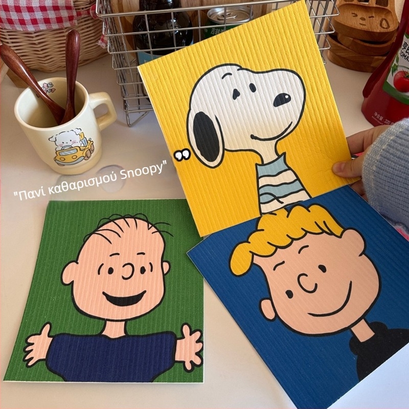 Snoopy σφουγγάρι κουζίνας για πλύσιμο πιάτων και κατσαρολών – απορροφητικό, ανθεκτικό στα λίπη