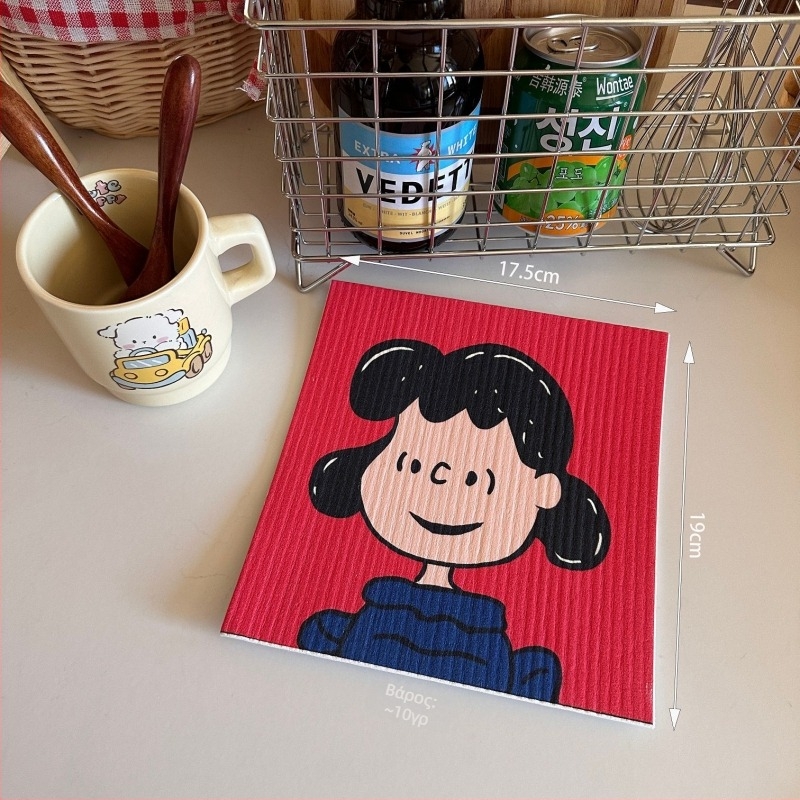 Snoopy σφουγγάρι κουζίνας για πλύσιμο πιάτων και κατσαρολών – απορροφητικό, ανθεκτικό στα λίπη
