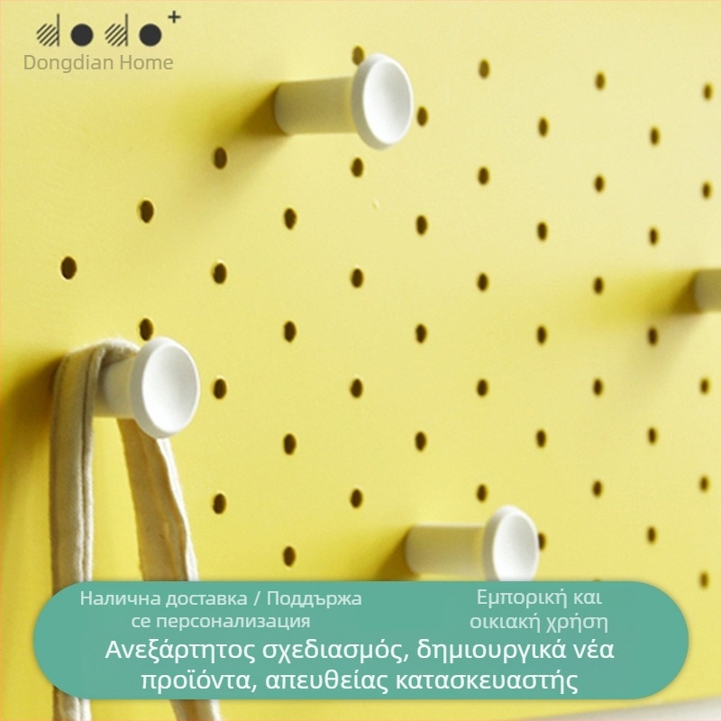 Άγκιστρο για περφοραρισμένο πάνελ οπών, μαύρο-άσπρο, για προβολή σε ράφια