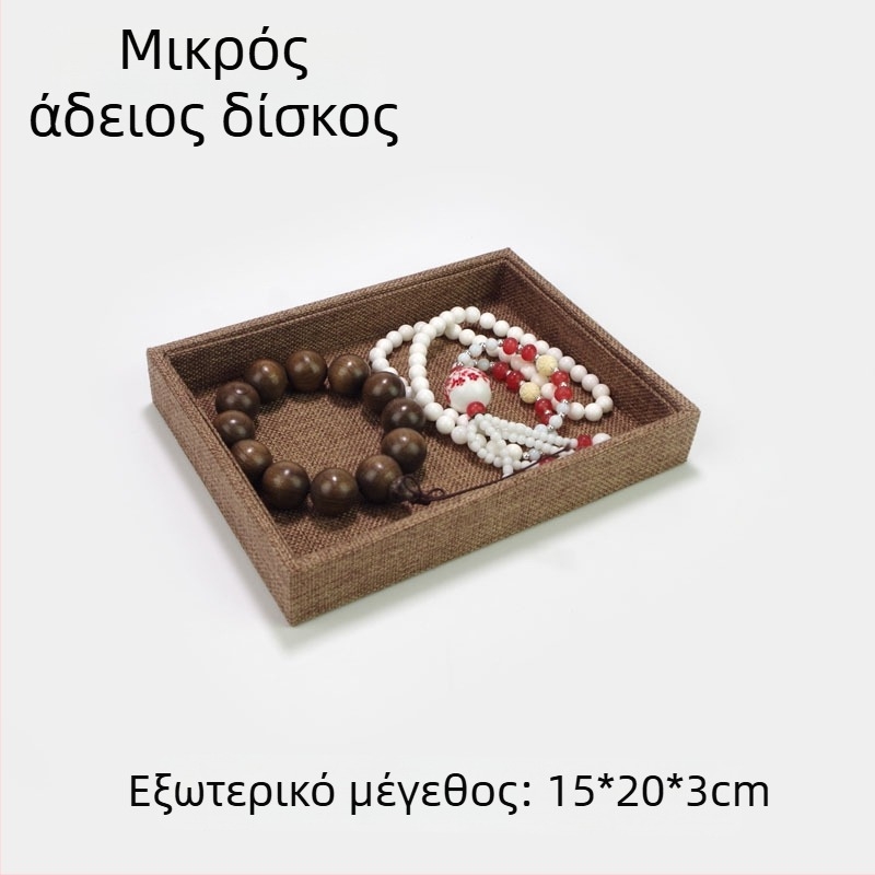 Ξύλινο δίσκος επίδειξης κοσμημάτων με 12 θήκες