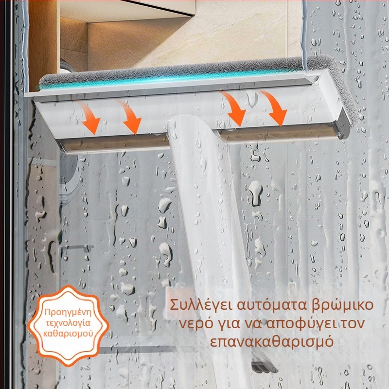 Διπλής όψεως εργαλείο καθαρισμού παραθύρων με συλλογή νερού, νέο μοντέλο 2026 για οικιακή χρήση, εξειδικευμένο για καθαρισμό σε υψηλά κτίρια