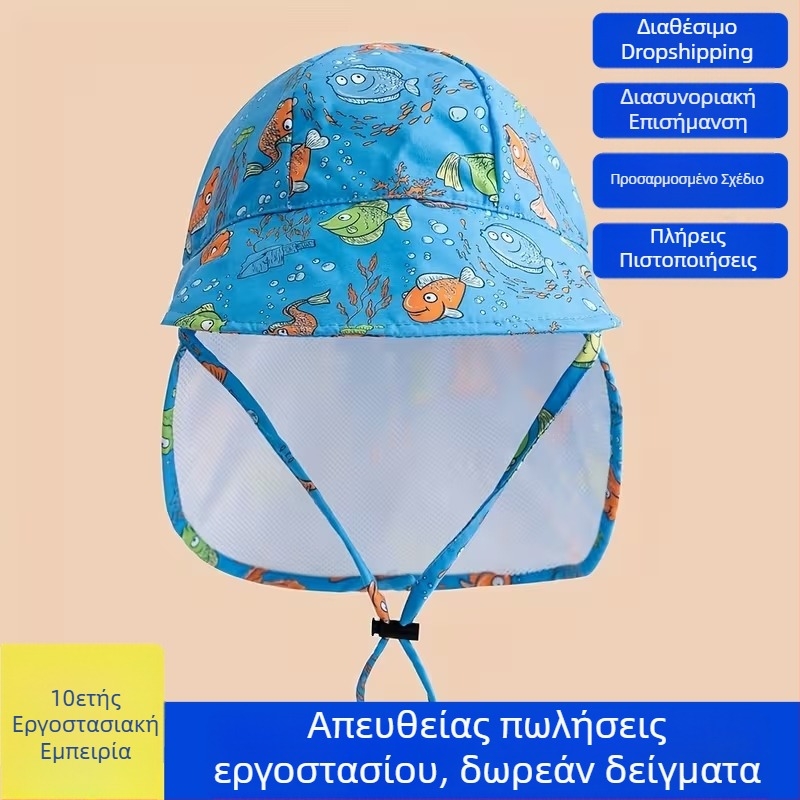 Βαμβακερό καπέλο bucket με σχέδιο καρτούν για άνδρες, γυναίκες και παιδιά, προστασία από τον ήλιο, μοντέρνο και χαριτωμένο