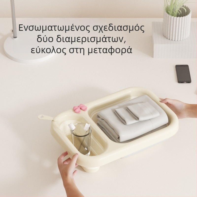 Πτυσσόμενη κρεμάμενη λεκάνη μπάνιου για μωρά – φορητή και συμπαγής για οικιακή χρήση