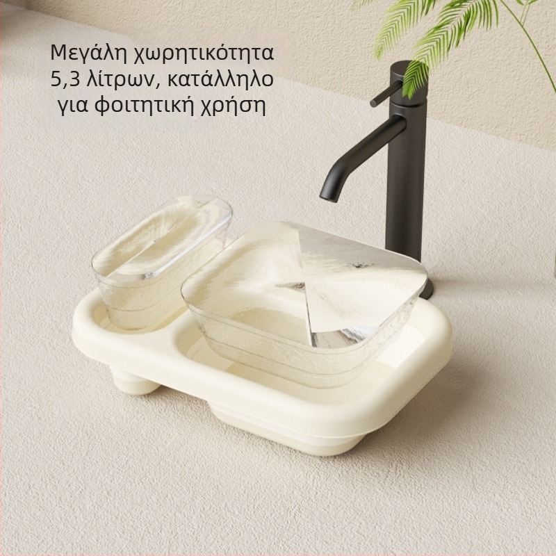 Πτυσσόμενη κρεμάμενη λεκάνη μπάνιου για μωρά – φορητή και συμπαγής για οικιακή χρήση
