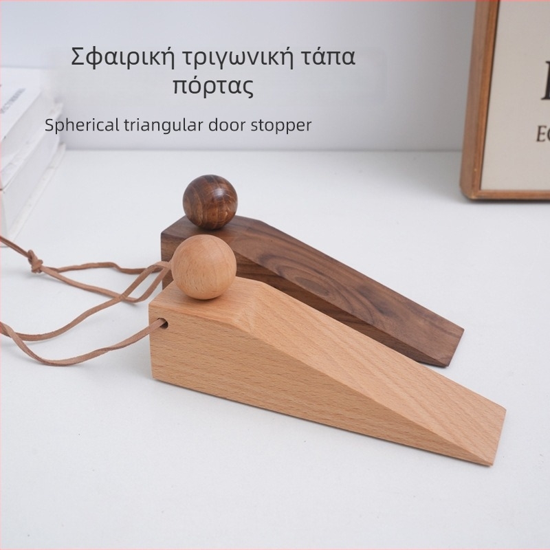 Ξύλινος φραγμός πόρτας σε σκανδιναβικό στυλ με αυξημένο ύψος – μοντέρνος προστατευτής πόρτας για υπνοδωμάτιο