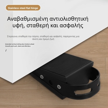 Δαπέδου πόρτας stopper από ανοξείδωτο ατσάλι, προστασία από κρούσεις, εγκατάσταση χωρίς διάτρηση