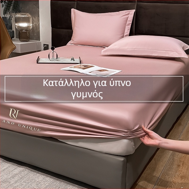 Τάξη Α 100% βαμβάκι - σεντόνι στρώματος με λάστιχο, προστατευτικό κάλυμμα από σκόνη, πλήρες κάλυμμα κρεβατιού, καλοκαιρινό στυλ