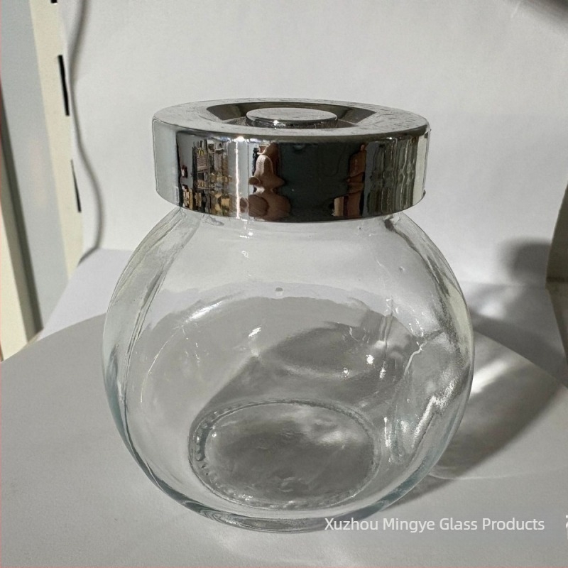 Γυάλινο αεροστεγές βάζο για μπαχαρικά, 380 ml, για τουρσιά, μέλι, πιπέρι και γλυκάνισο
