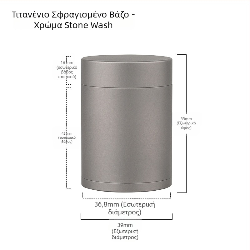 Φορητό κουτί φαρμάκων από τιτάνιο κράμα, σφραγισμένο, με μεγάλη χωρητικότητα, αποθήκευση πρώτων βοηθειών
