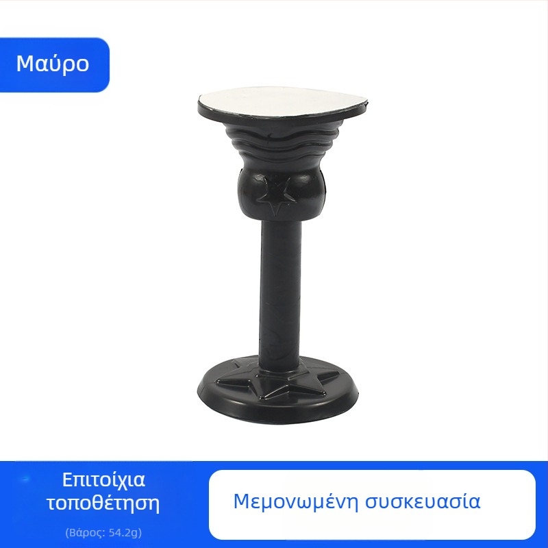 Πόρτα σιλικόνης χωρίς διάτρηση με βάση αναρρόφησης – μαξιλαράκι αποτροπής κραδασμών για μπάνιο