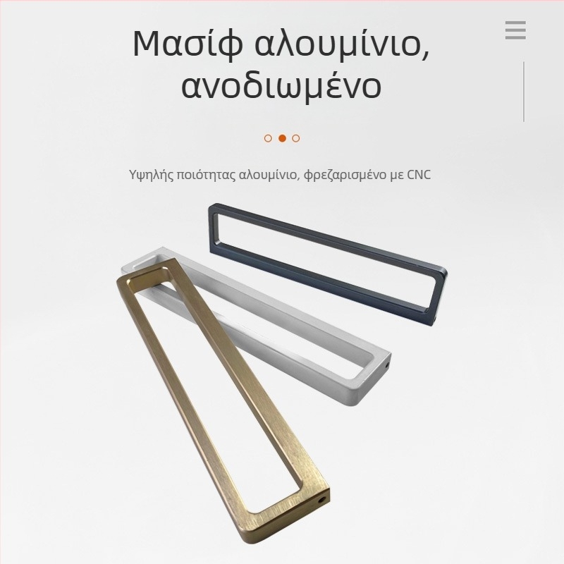 Λαβή συρόμενης πόρτας για γυάλινες πόρτες, από κράμα αλουμινίου, κρυφή εγκατάσταση, πόρτες και παράθυρα, κλειδαριά με διπλό γάντζο