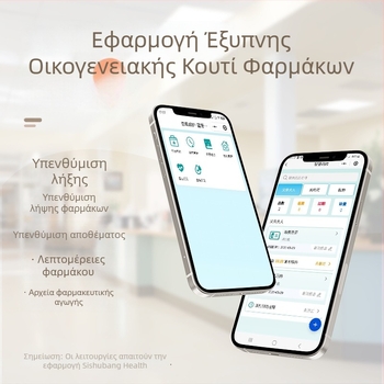 Διαφανές οικιακό κουτί φαρμάκων με μεγάλη χωρητικότητα – Έξυπνο σύστημα αποθήκευσης φαρμάκων για οικιακή χρήση και έκτακτες ανάγκες