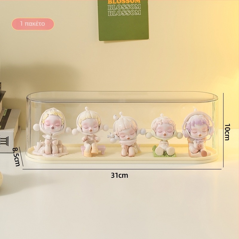 Θήκη προβολής για blind boxes, ακρυλικό κουτί για συλλεκτικά αντικείμενα, προστασία από σκόνη, επιτραπέζιο 2 L