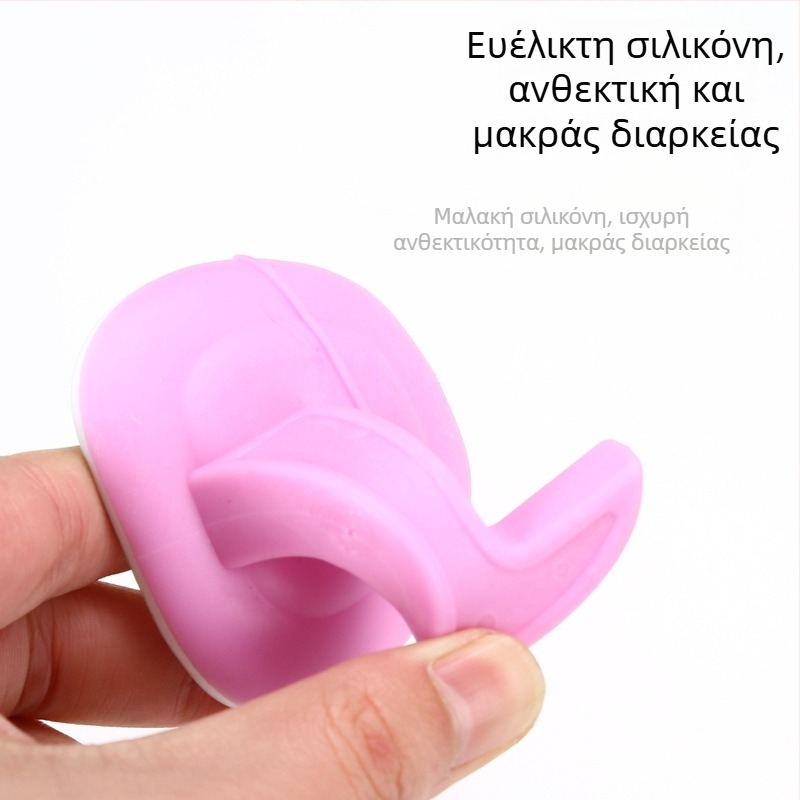 Σιλικονούχος γάντζος πόρτας χωρίς τρύπες, πολυλειτουργικός σταθεροποιητής πόρτας, αθόρυβος, για μπάνιο και υπνοδωμάτιο