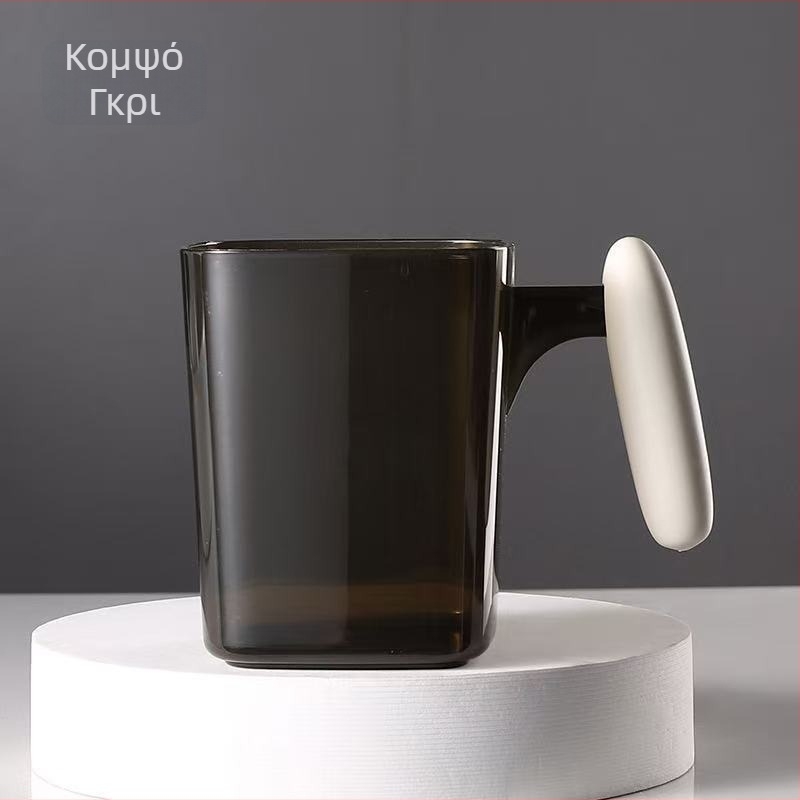 Κύπελλο οδοντόβουρτσας με μεγάλη χωρητικότητα για οικιακό μπάνιο, κύπελλο ζευγαριού με παχύτερο χερούλι, κομψό κύπελλο γαργάρων