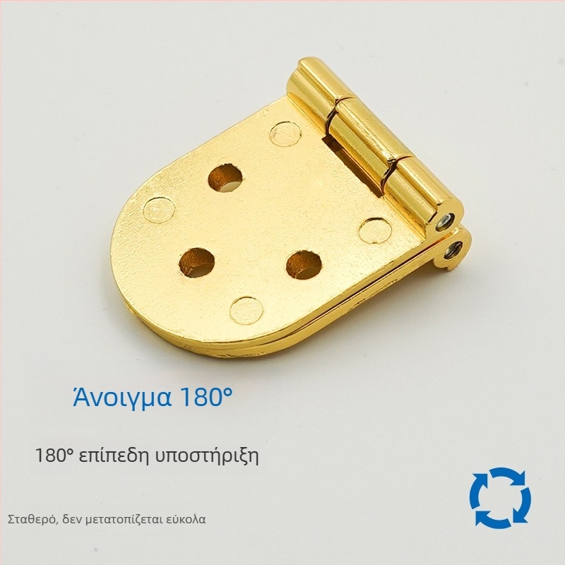Πτυσσόμενος μεντεσέ από κράμα ψευδαργύρου με επιφανειακό φινίρισμα καθρέφτη για ντουλάπες, ντουλάπια και πάνελ αναδίπλωσης