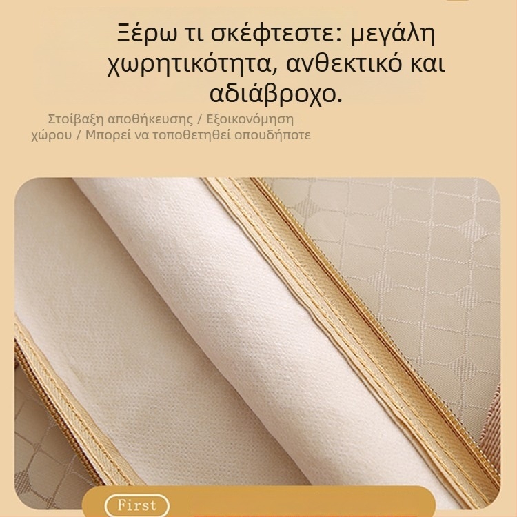 Διπλό ενισχυμένο σάκο αποθήκευσης κουβερτών και ρούχων από Oxford ύφασμα, βαλίτσα οργάνωσης μετακομίσεων