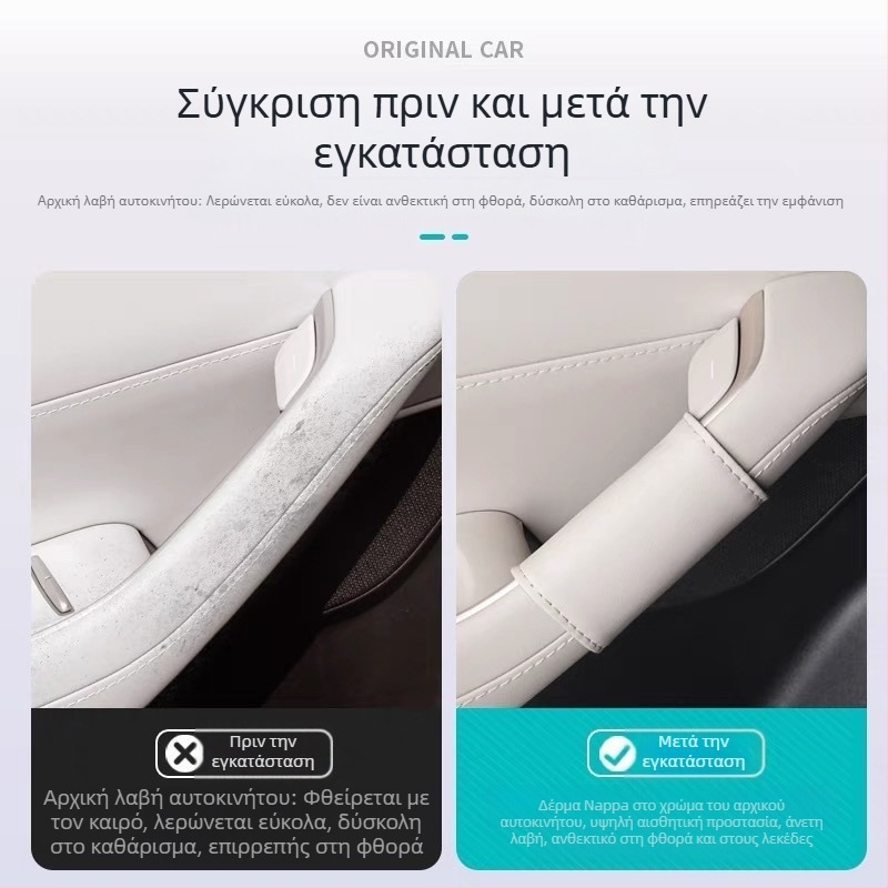Zhijie R7/S7 Κάλυμμα προστασίας για τη λαβή πόρτας και τον εσωτερικό πίνακα, εσωτερική διακόσμηση, αντιχαρακτικό