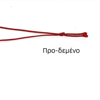 Κόκκινο μικρό σχοινί με κόμπους για κρέμασμα ετικετών, διακοσμητικό DIY πλεγμένο σχοινί, Αριθμός 72 Jade νήμα, 100 τεμάχια ανά συσκευασία