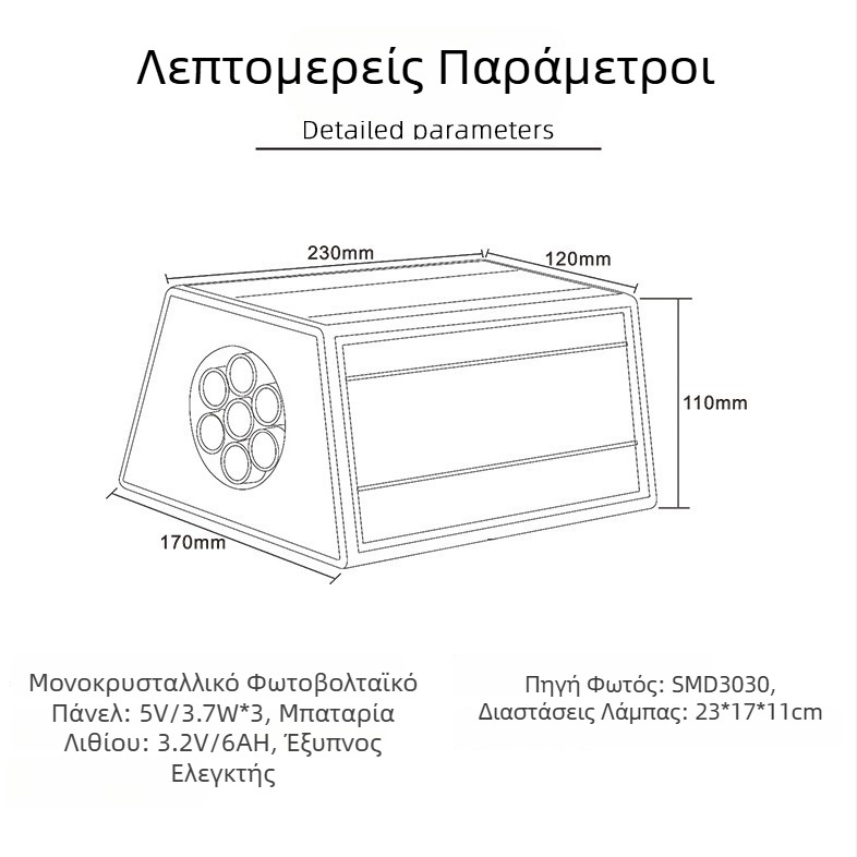 Αλουμινένιο εξωτερικό φωτιστικό τοίχου με δύο κεφαλές, κινέζικου στυλ, για βίλα αυλής, LED ηλιακό εξωτερικό φωτιστικό τοίχου