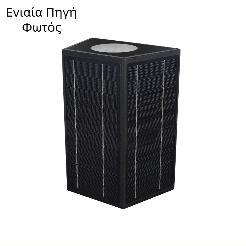 Αλουμινένιο εξωτερικό φωτιστικό τοίχου με δύο κεφαλές, κινέζικου στυλ, για βίλα αυλής, LED ηλιακό εξωτερικό φωτιστικό τοίχου