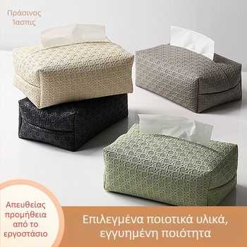 Ορθογώνιο κουτί χαρτοπετσέτων με μοτίβο μπαμπού, μεγάλη χωρητικότητα, για υπνοδωμάτιο και τραπεζάκι καφέ, εκλεπτυσμένος σχεδιασμός πολυτέλειας