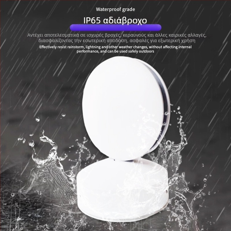 Επιτοίχιο RGB LED φως για πλαίσιο πόρτας και περβάζι παραθύρου, κατάλληλο διάδρομο και KTV, 360° δέσμη, αλουμινένιο περίβλημα, IP67, 220V