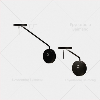 Σκανδιναβικός μοντέρνος μινιμαλιστικός λαμπτήρας τοίχου για σαλόνι και υπνοδωμάτιο, δημιουργικός μικρός φωτισμός για διάδρομο και τραπεζαρία