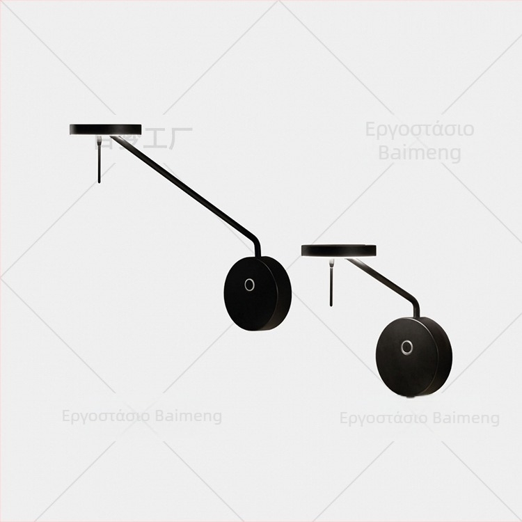 Σκανδιναβικός μοντέρνος μινιμαλιστικός λαμπτήρας τοίχου για σαλόνι και υπνοδωμάτιο, δημιουργικός μικρός φωτισμός για διάδρομο και τραπεζαρία