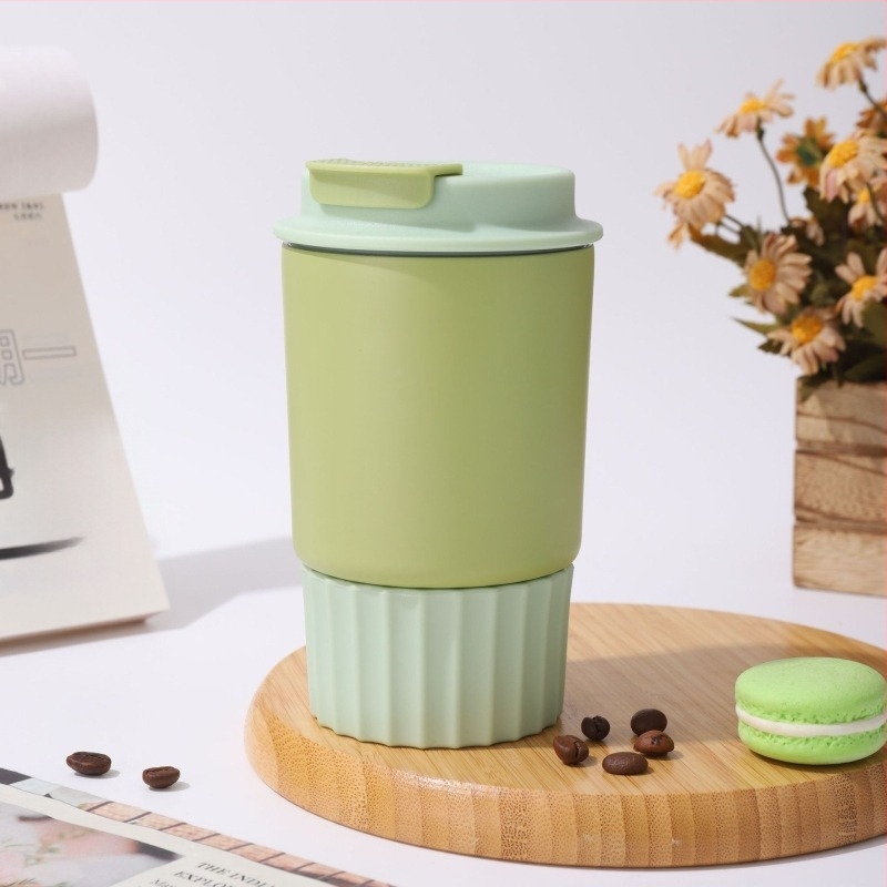 Οκταγωνική ανοξείδωτη θερμός κύπελλος για καφέ, φορητός για το αυτοκίνητο