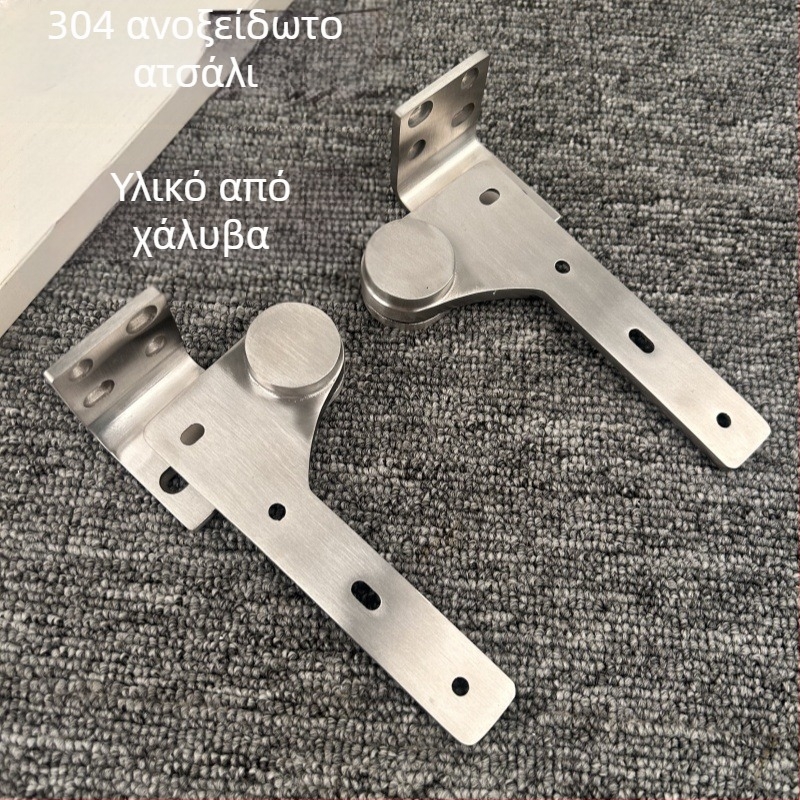 304 ανοξείδωτος χάλυβας μεντεσέ πόρτας με άξονες επάνω και κάτω, 180° άνοιγμα, εκκεντρικός σχεδιασμός, κατάλληλος για ξύλινες και πόρτες ασφαλείας