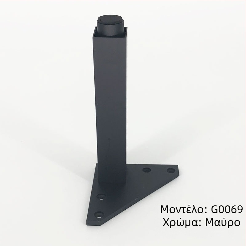 Maxkai πόδια επίπλων — κράμα αλουμινίου, οξειδωμένη μεταλλική επιφάνεια — κατάλληλα για ντουλάπες τηλεόρασης, ντουλάπια μπάνιου και καναπέδες — μοντέρνος μινιμαλισμός