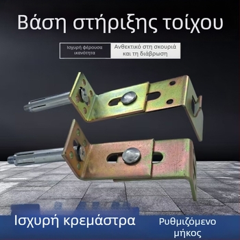 Σύστημα στερέωσης φόντου με ξηρή ανάρτηση — Τ-σχήματος αγκίστρωση και διπλό καμπύλο πέτρινο εξάρτημα για επένδυση πάνελ από πλάκες